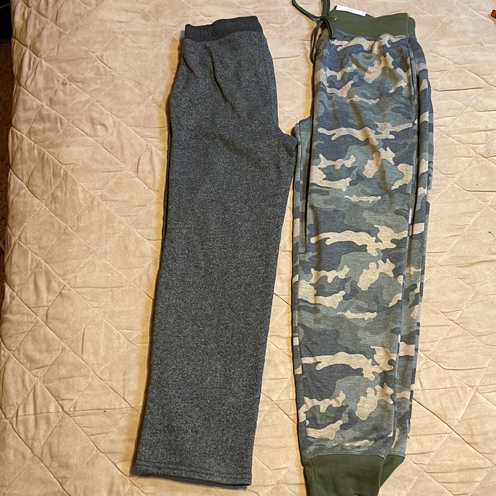 2 pairs sweat pants for youth/young men